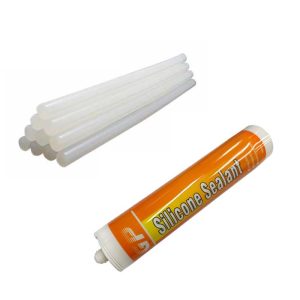 silicone and glue stick, adhesive products