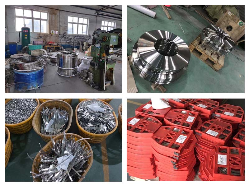 stainless steel banding strap producting in the factory, welcome tp hongjing